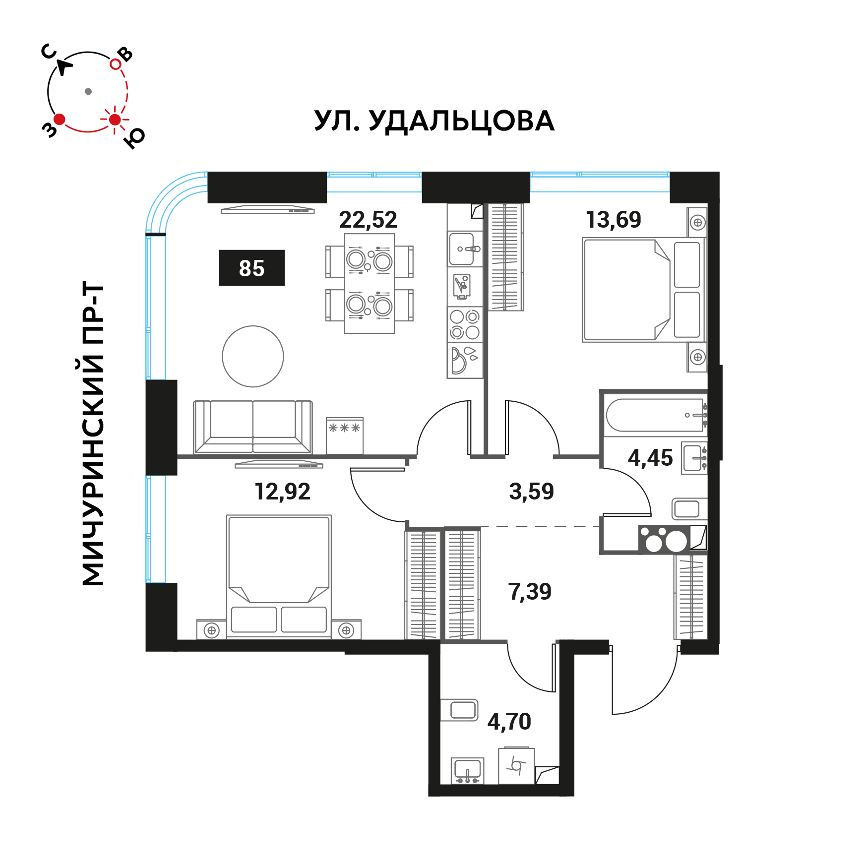 Мичуринский проспект, вл. 45